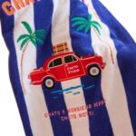 Embroidery beach towel