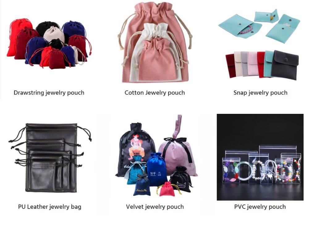 Jewellery bag with logo