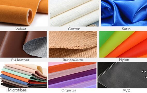 Jewellery pouch material