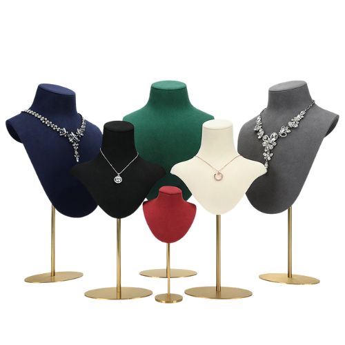 Adjustable Metal Bust Displays