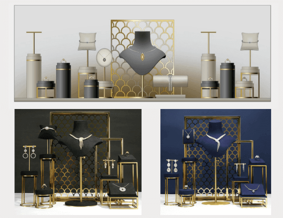 jewelry display Design artwork