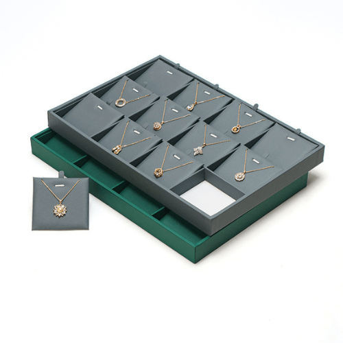 PU leather jewelry tray