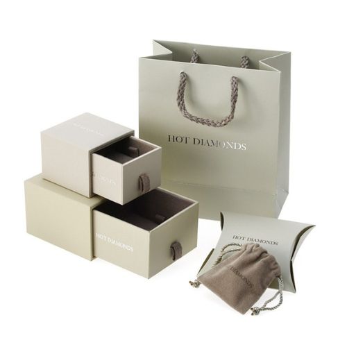 Paper jewelry packaging