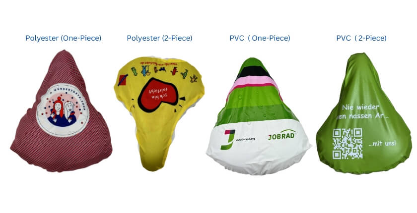 Full color bike saddle cover