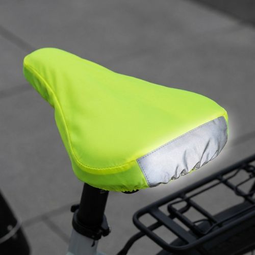 Reflective bike seat cover