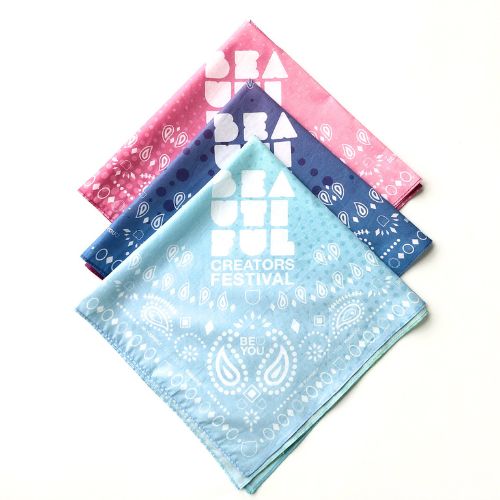 custom bandanas for music festivals and events