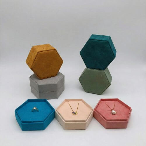 Hexagon jewelry box