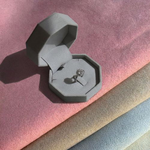 Microfiber jewelry box