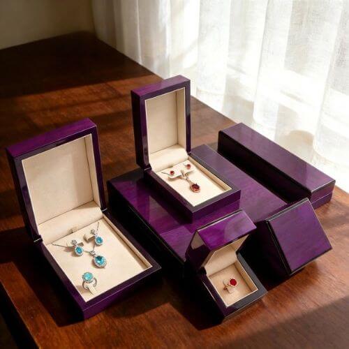 Wooden Jewelry box set