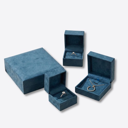 rectangle velvet jewelry box