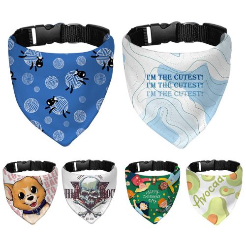 Adjustable Collar Dog Bandana