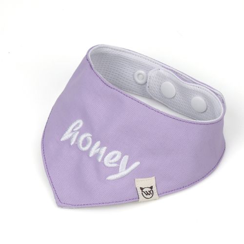 Embroidery dog bandana