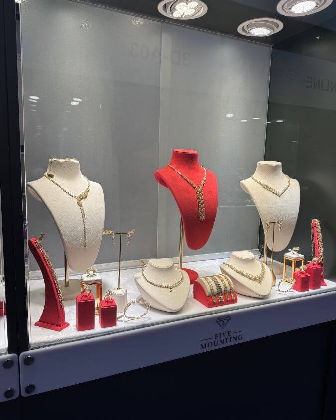 Jewelry showcase