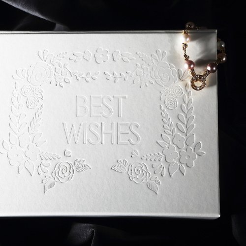 Embossed jewelry box