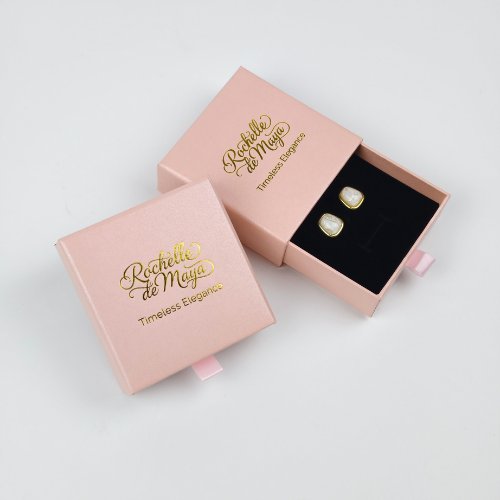 Gold foil jewelry box