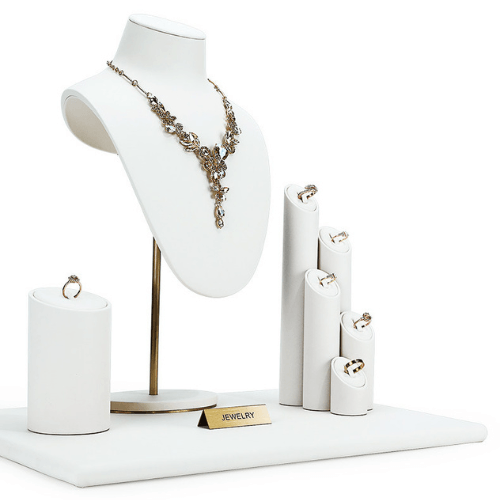 PU leather white