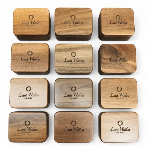 Lader logo wood box