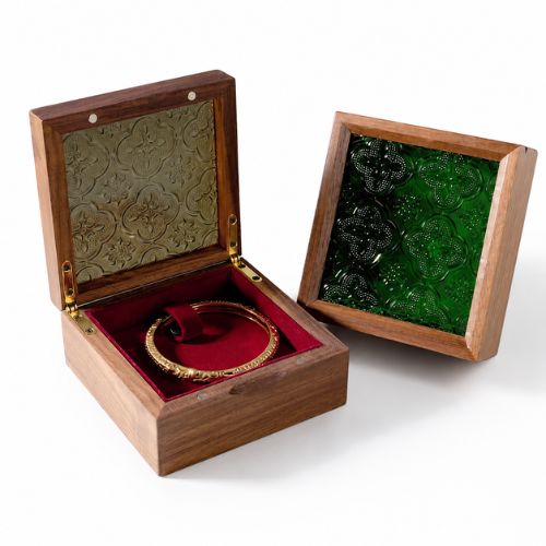 Wooden bangle box