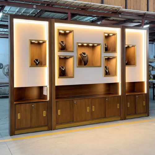 Jewelry Wall Display Showcase