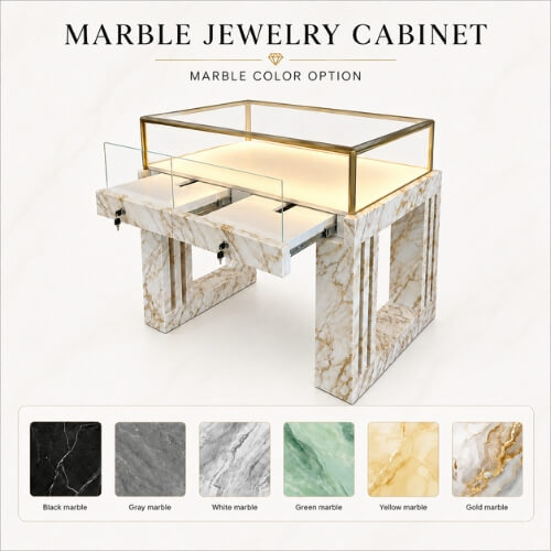 Showcase marble colors