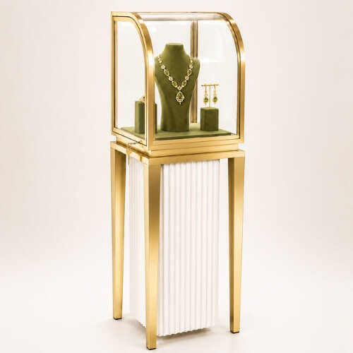 Tall display with jewelry display