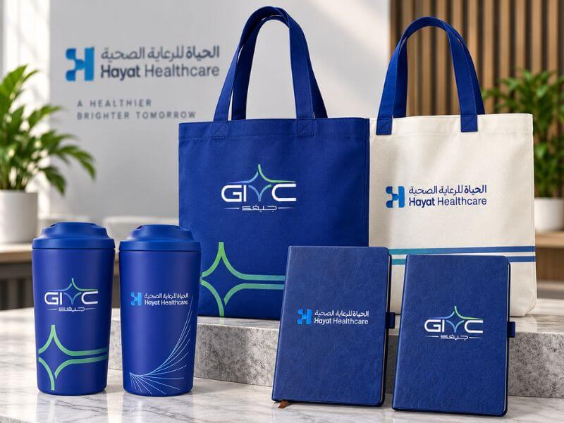 Blue color promotional items