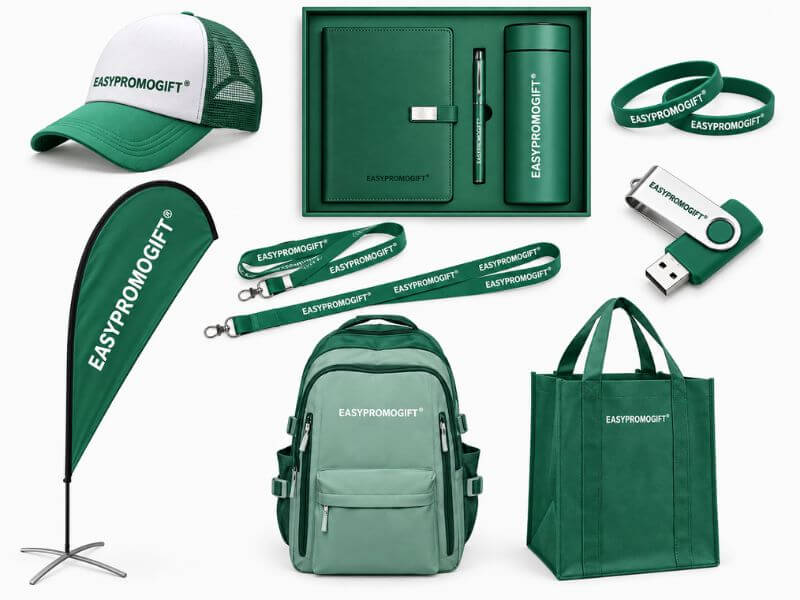 Green color promotional items