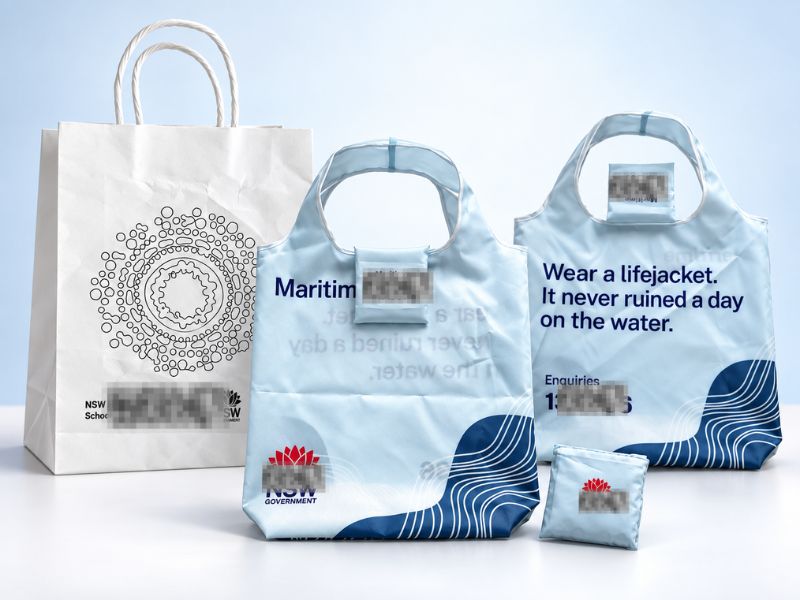 paper gift bag and shopping bag