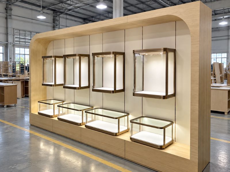 Custom Jewelry Showcases and Displays for Malaysia